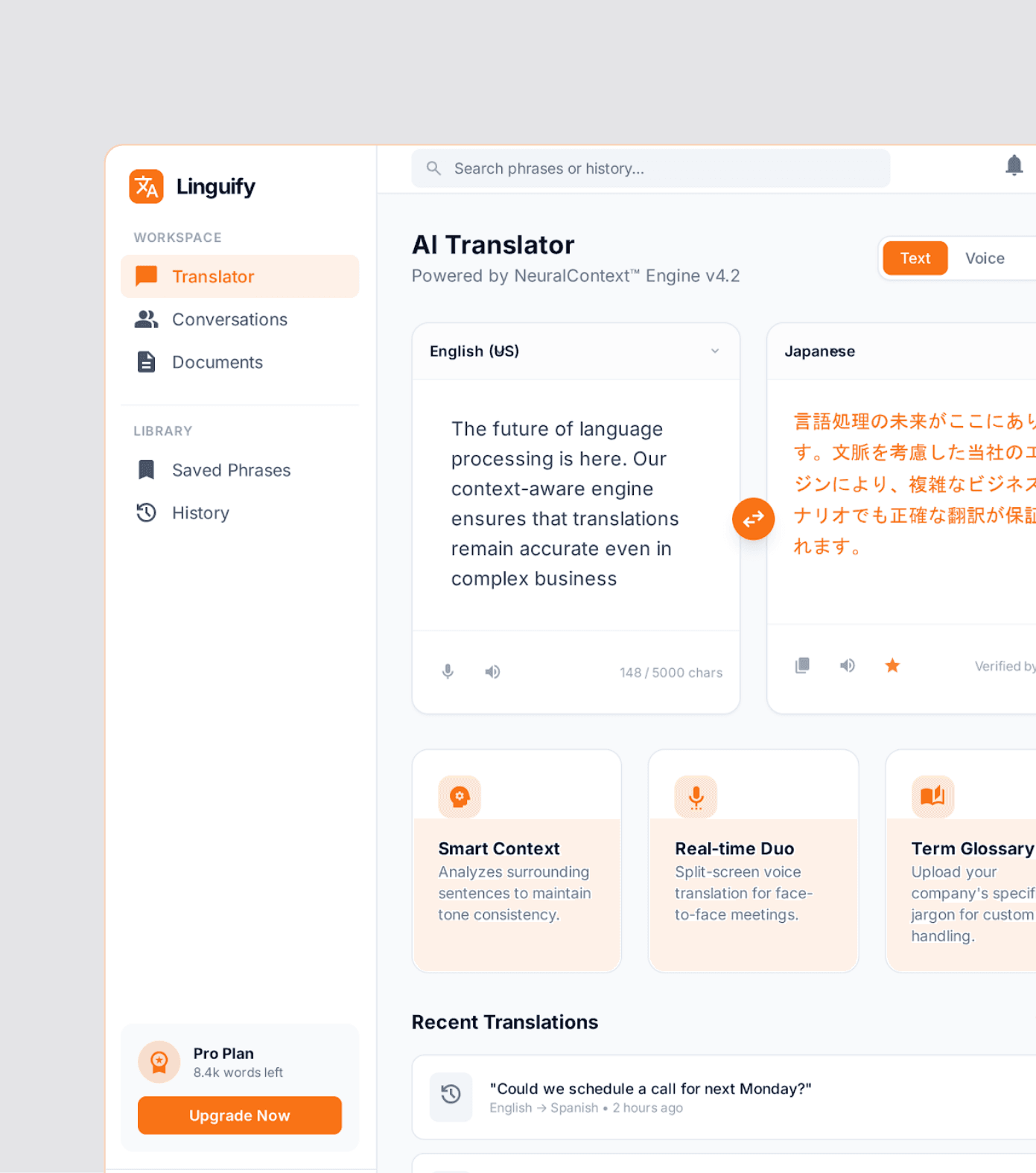 AI Translation Platform Management System